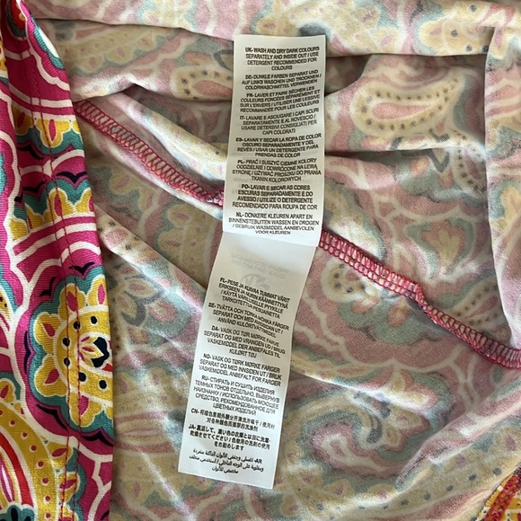 BODEN Evangeline Paisley Jersey Wrap Dress, In Party Pink - 10L - Picture 9 of 10